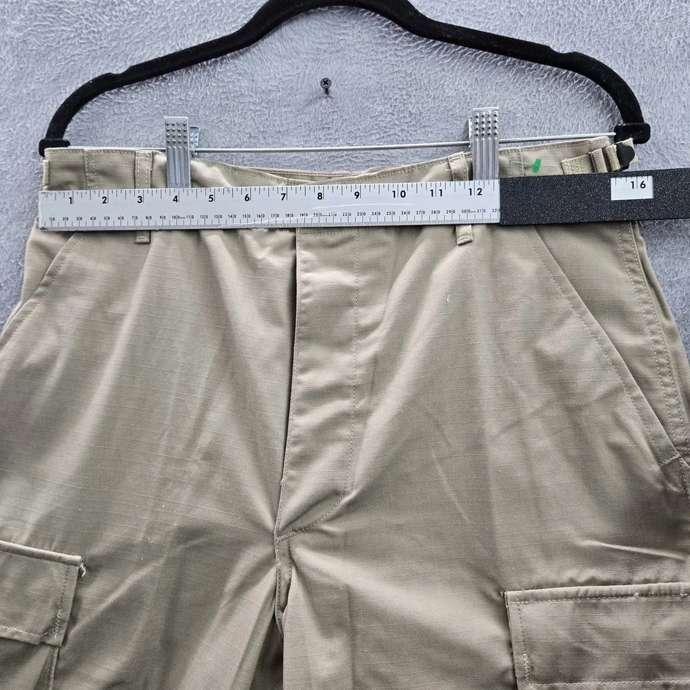 Propper Men Pants S/L Brown Cargo Ripstop BDU Trouser Button Fly 33